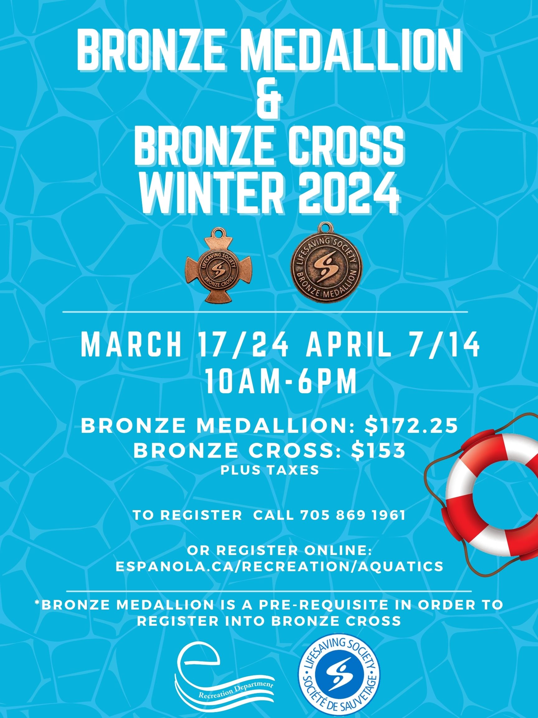 How to prepare for a Bronze Medallion or Bronze Cross course